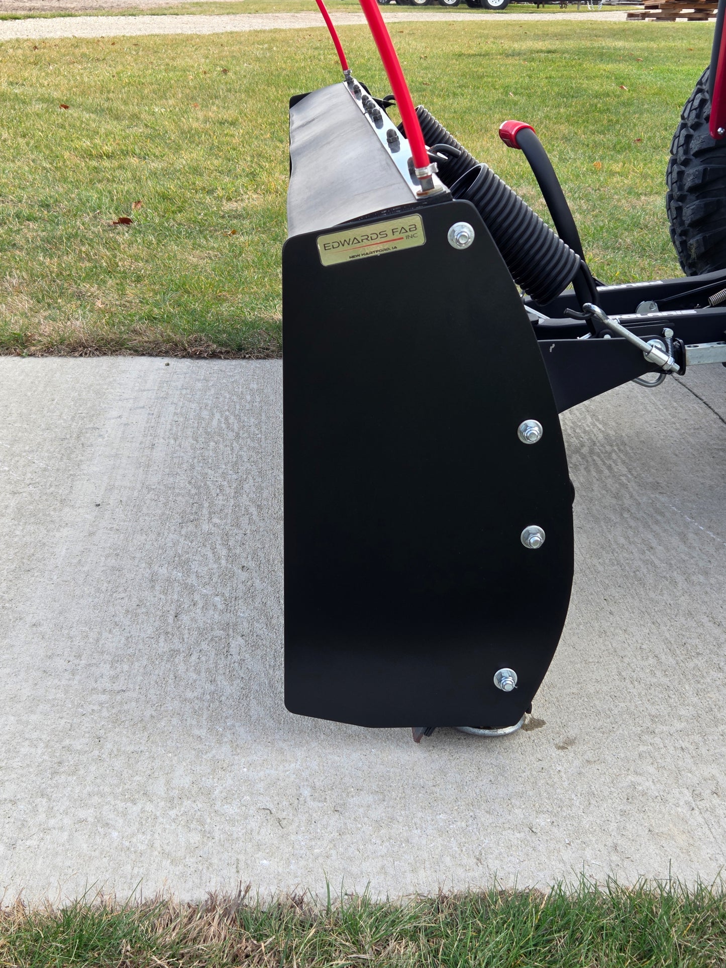 72" Polaris plow side plates.