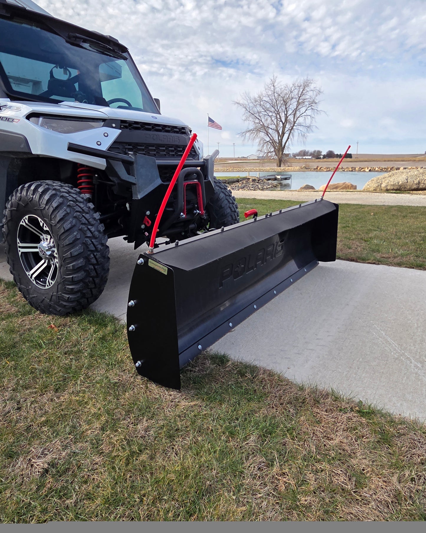 72" Polaris plow side plates.