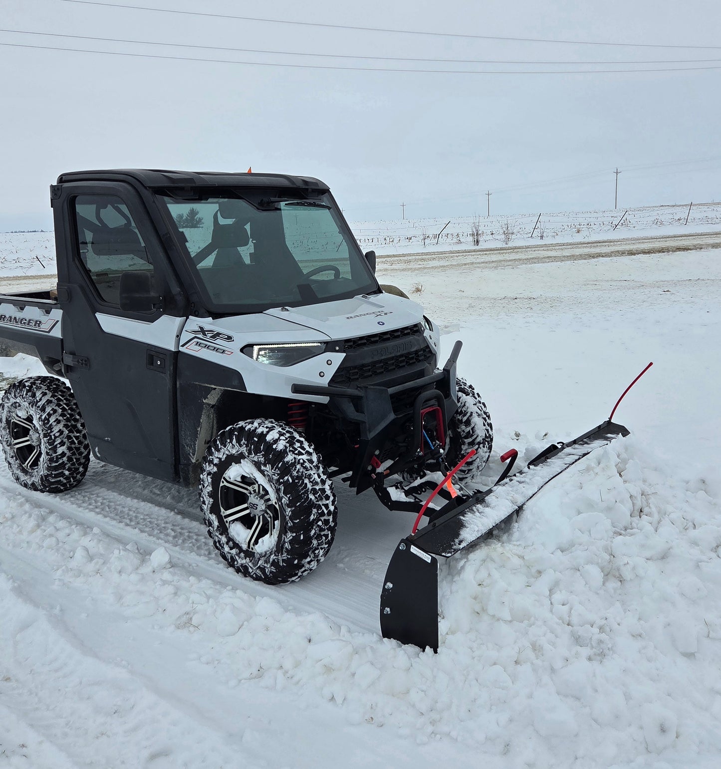72" Polaris plow side plates.